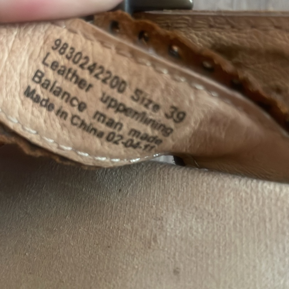 Dansko Saphire Brown Leather Sandals Size 39 US 8.5/9 - Picture 8 of 11
